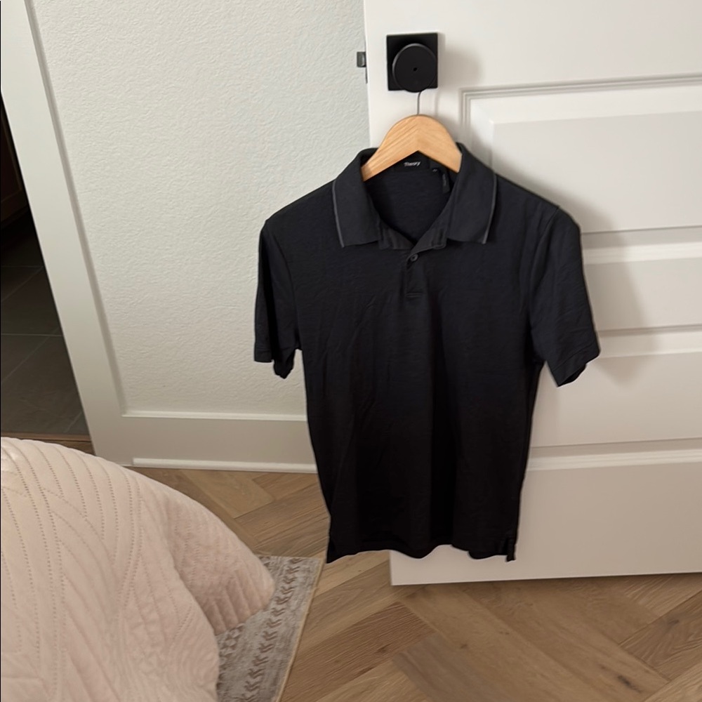 Theory Dark Gray Polo Shirt